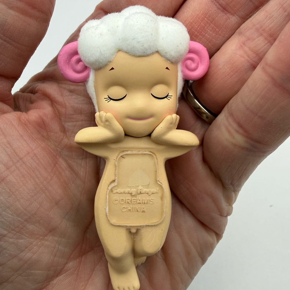 Custom Flocked Sonny Angel Sheep Hipper from Dreaming Hippers Series